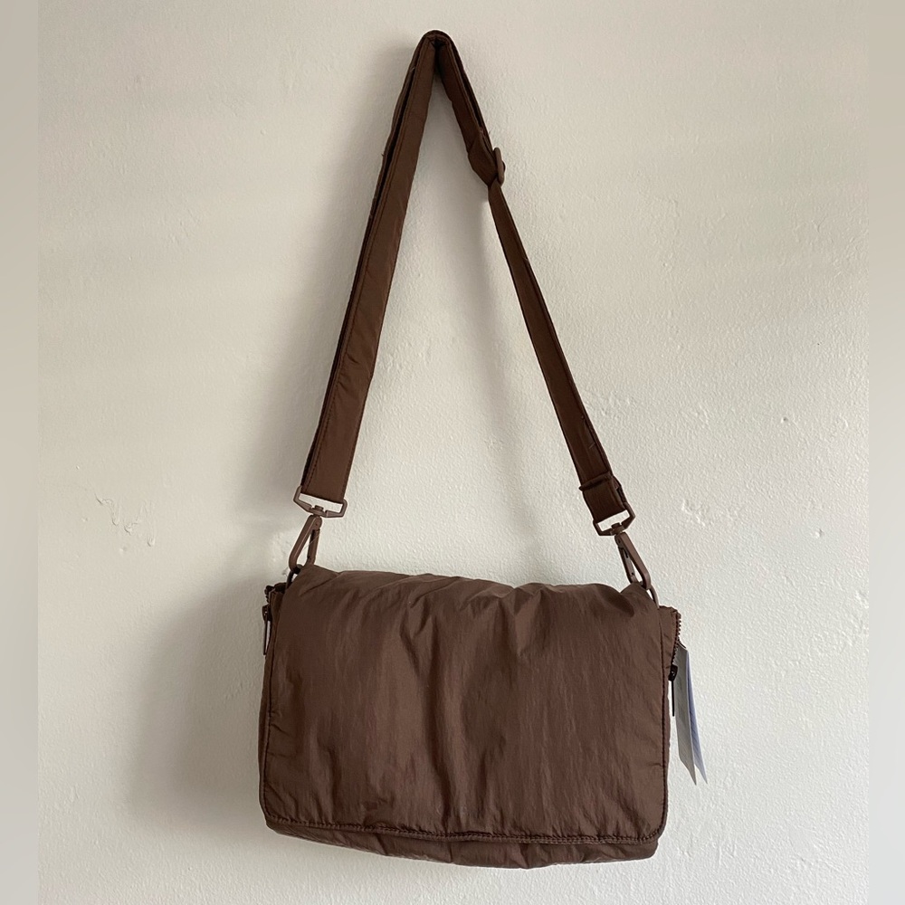 Calpak convertible stroller caddy crossbody in hazelnut